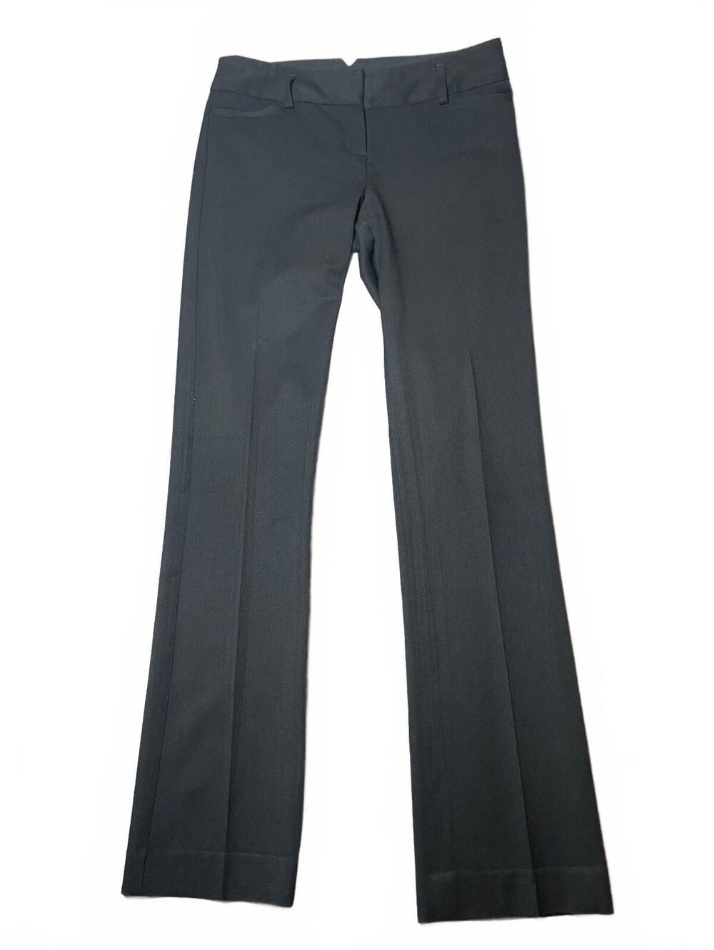 Express Columnist Mid Rise Minimalist Classic Black Dress Slack size 2 EUC-142